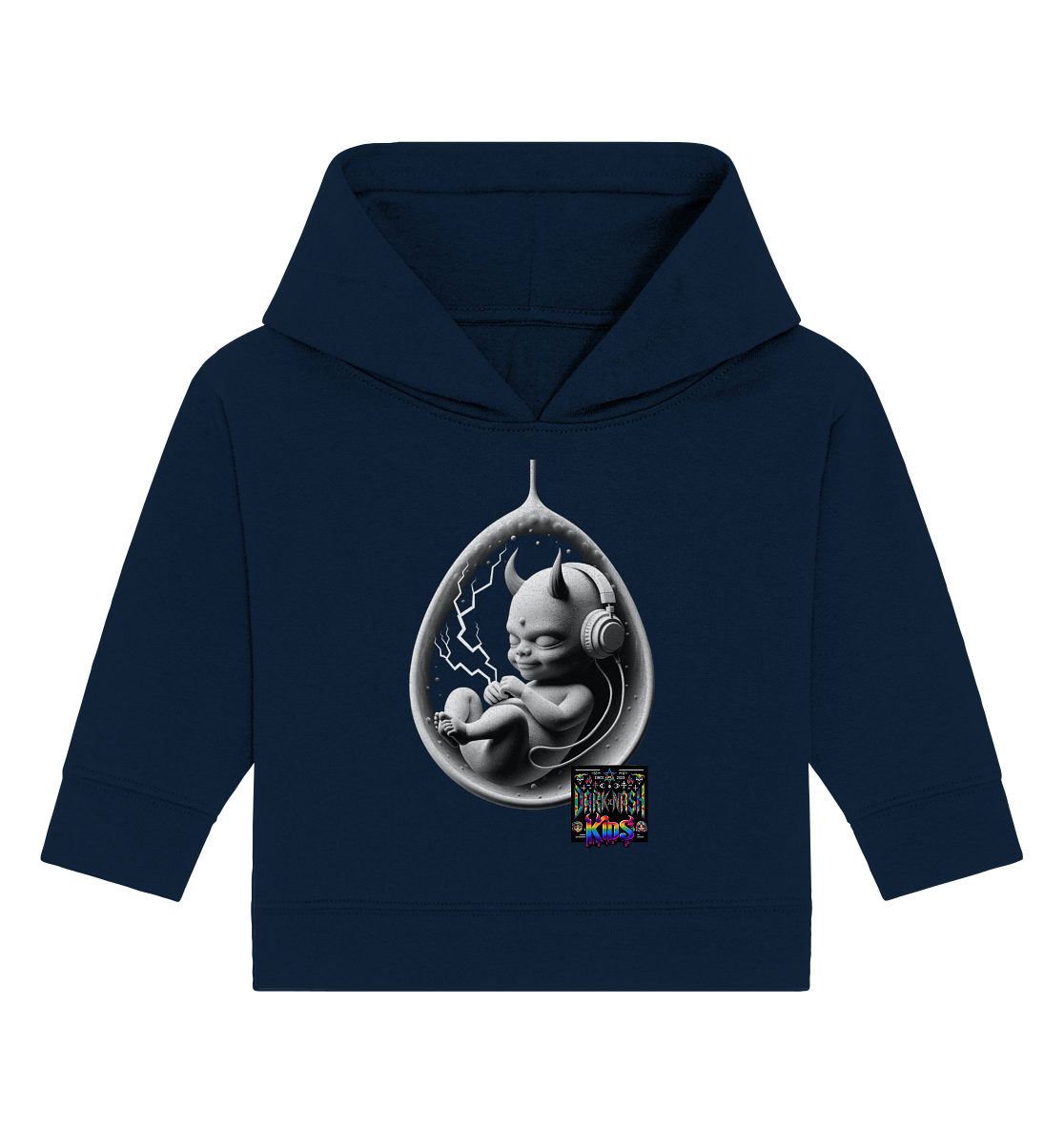 Techno MiniBeats - Baby Organic Hoodie
