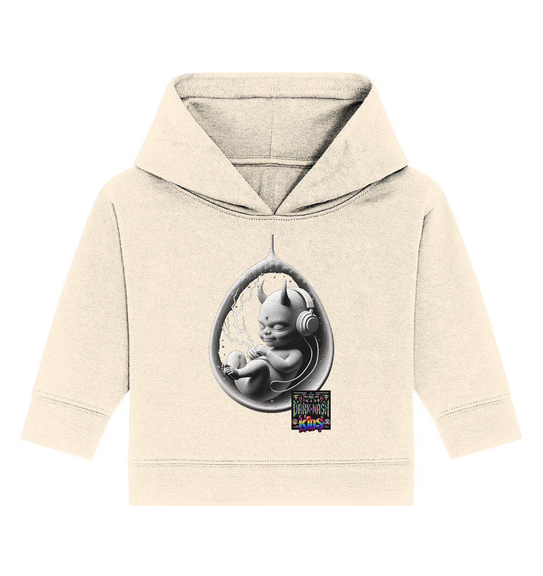 Techno MiniBeats - Baby Organic Hoodie