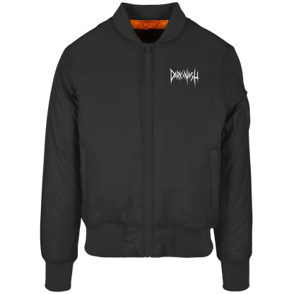Schwarze DARKXNASH Bomberjacke
