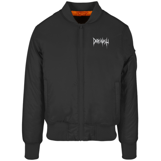 Schwarze DARKXNASH Bomberjacke