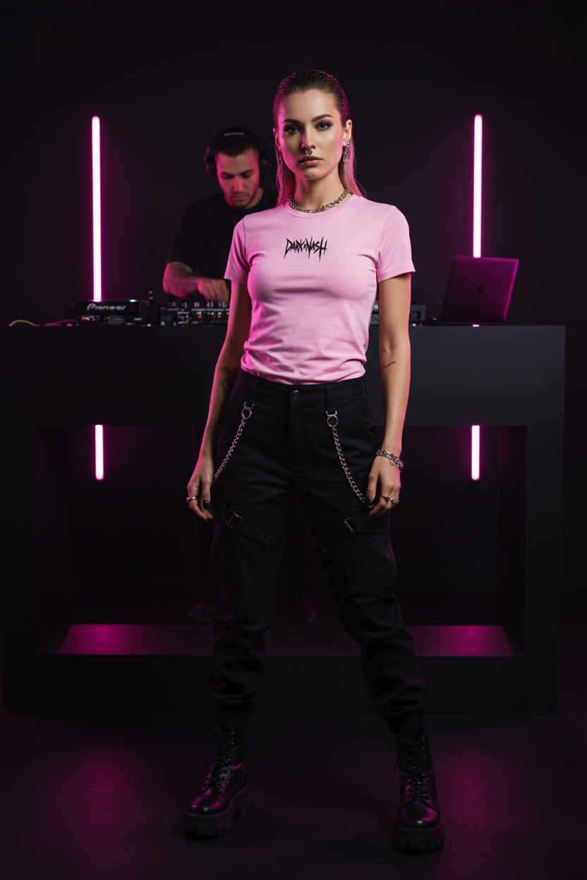 Pink Noise - Fitted Ladies Organic Shirt