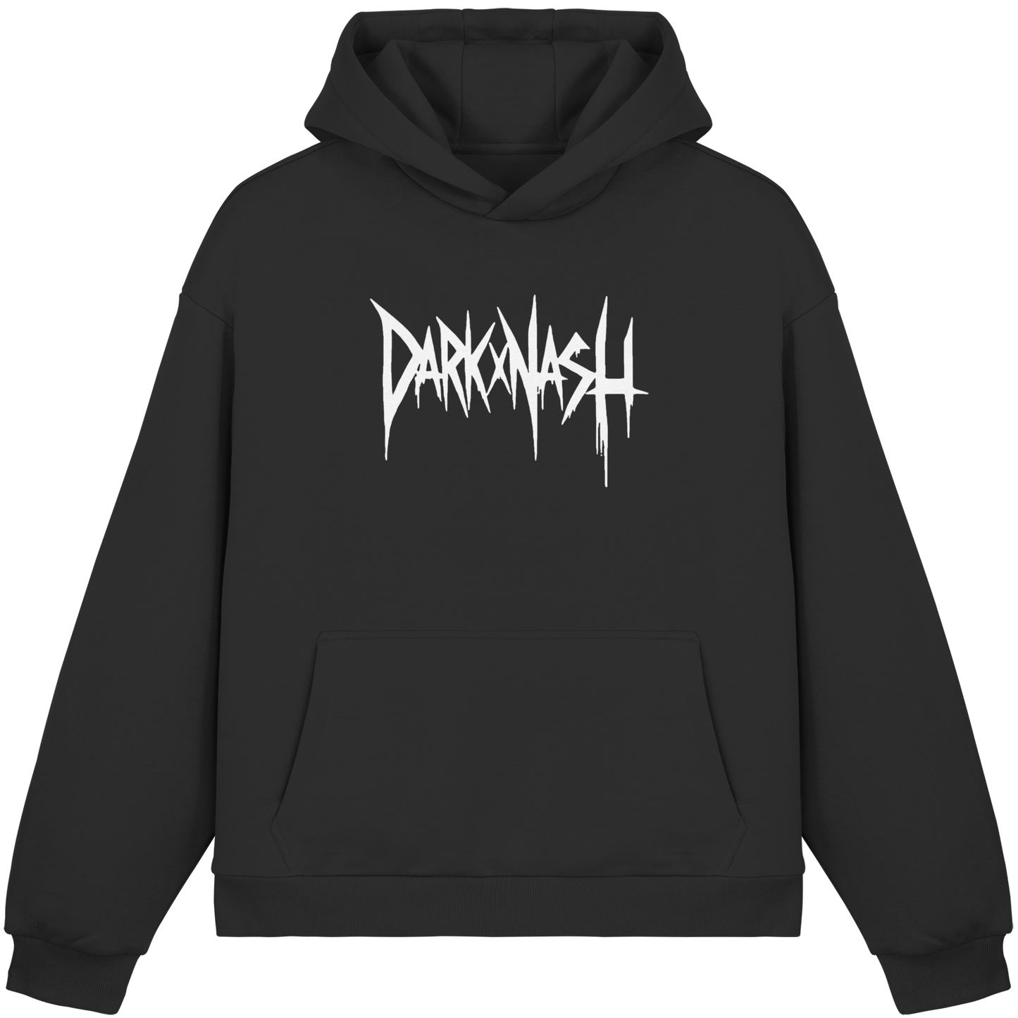 Hard Techno Shout - Fluffy Boxcut Hoodie