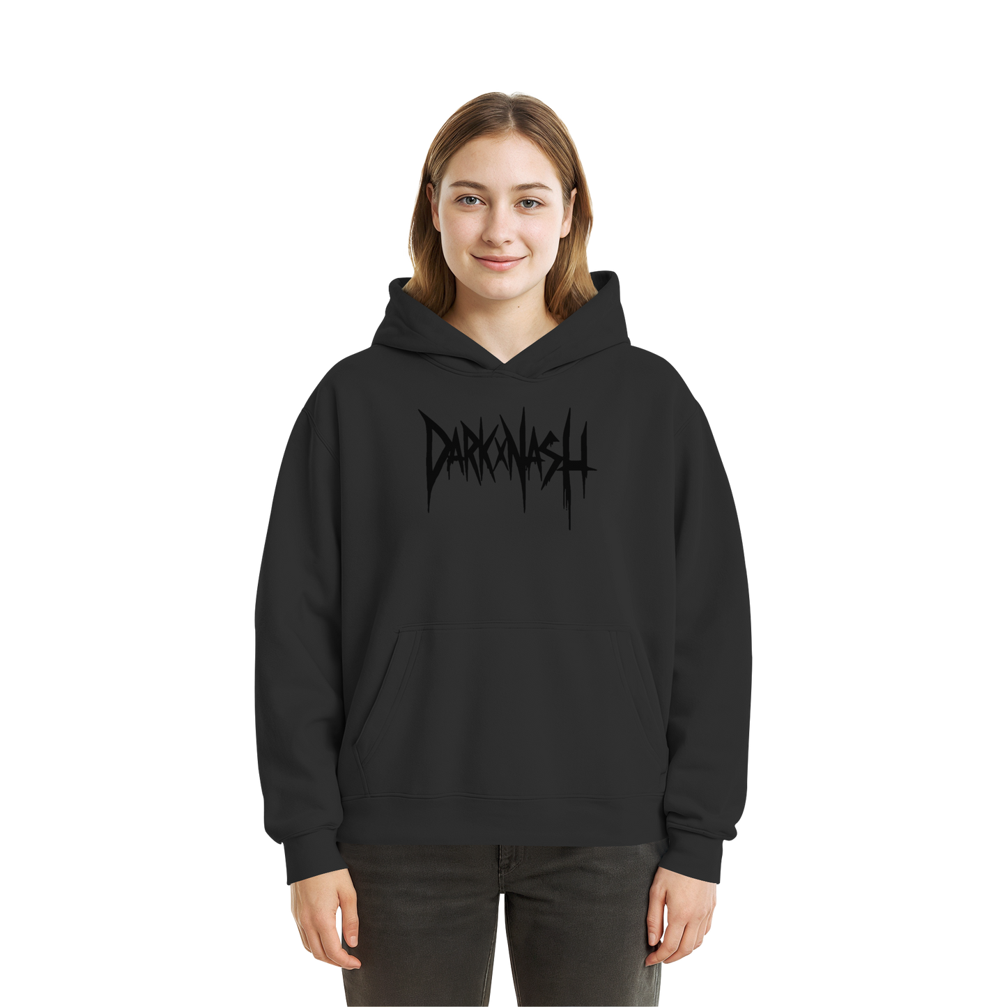DARKXNASH - Fluffy Boxcut Hoodie