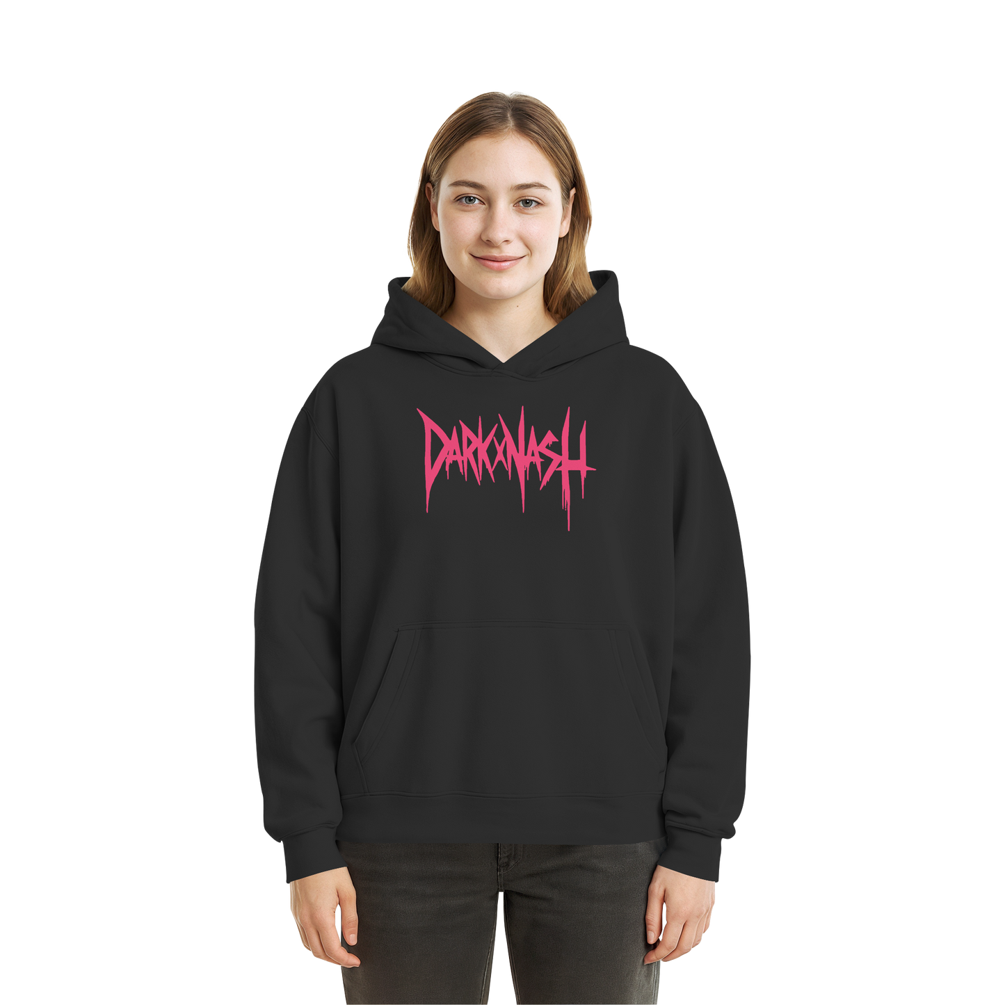 DARKXNASH Pink Edition - Fluffy Boxcut Hoodie