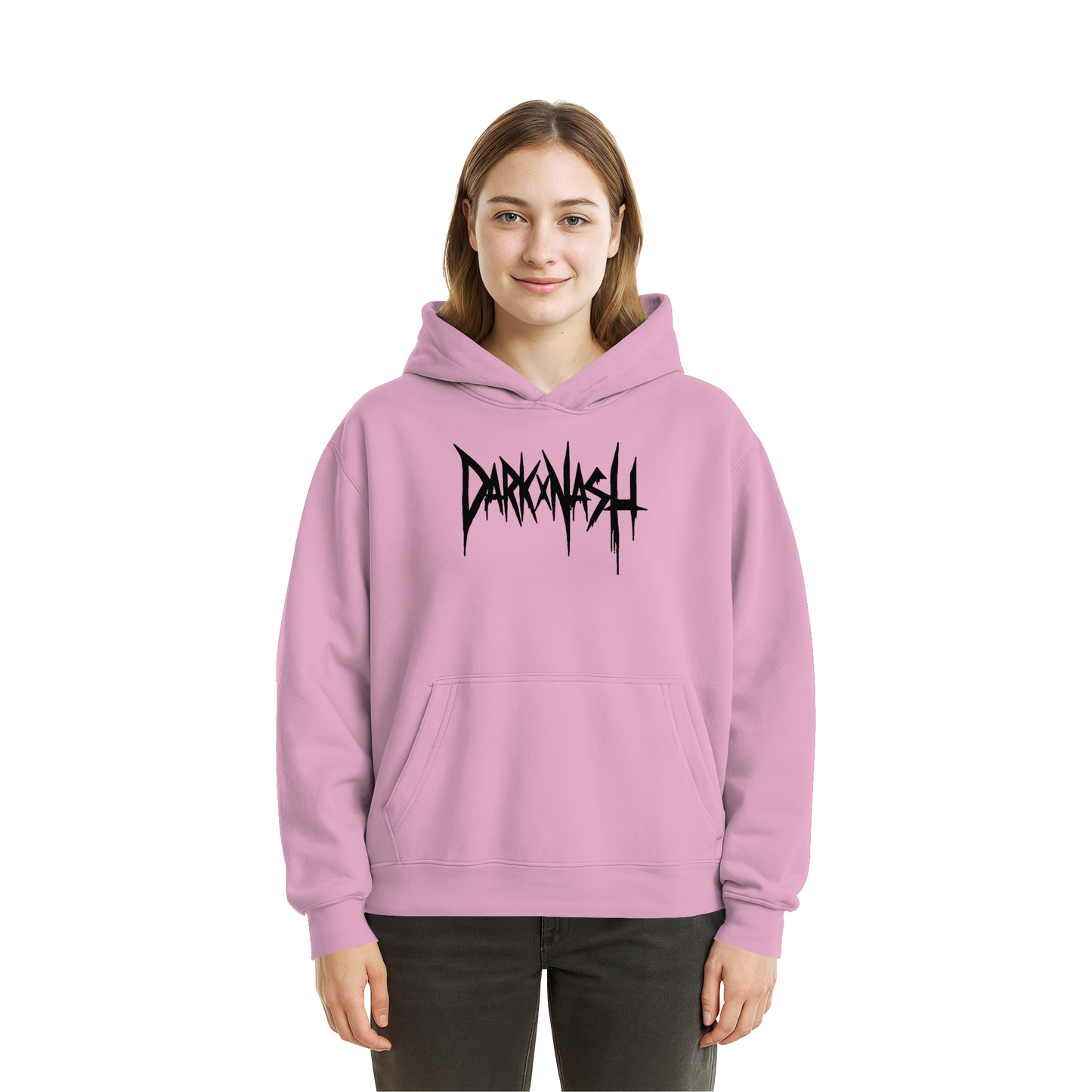 DARKXNASH - Fluffy Boxcut Hoodie
