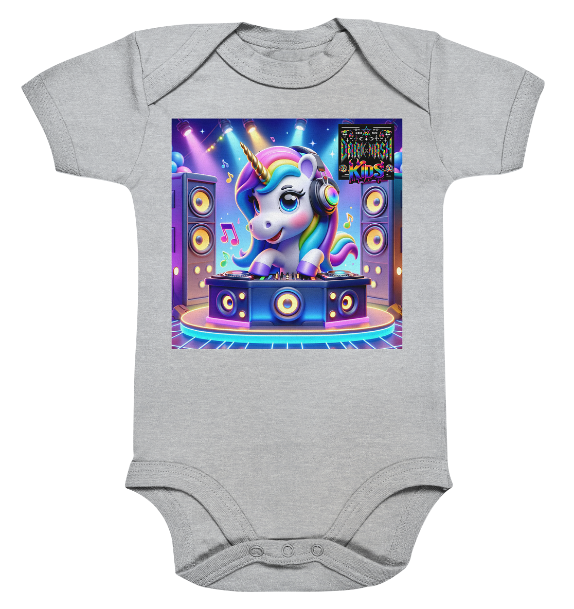 Unicorn BeatBuddies - Organic Baby Bodysuite