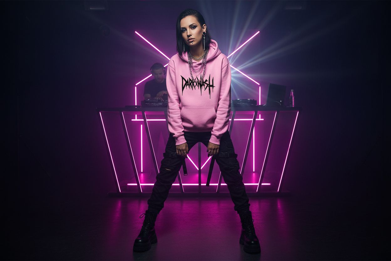 Pink Noise - Organic Basic Hoodie