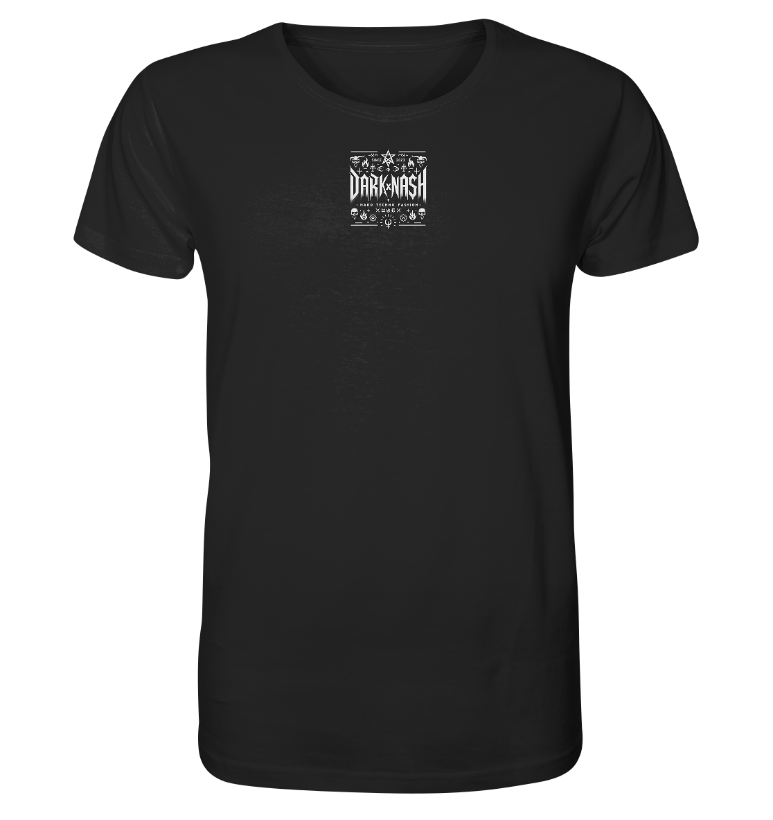Techno Mask (Backprint) - Organic Basic Shirt