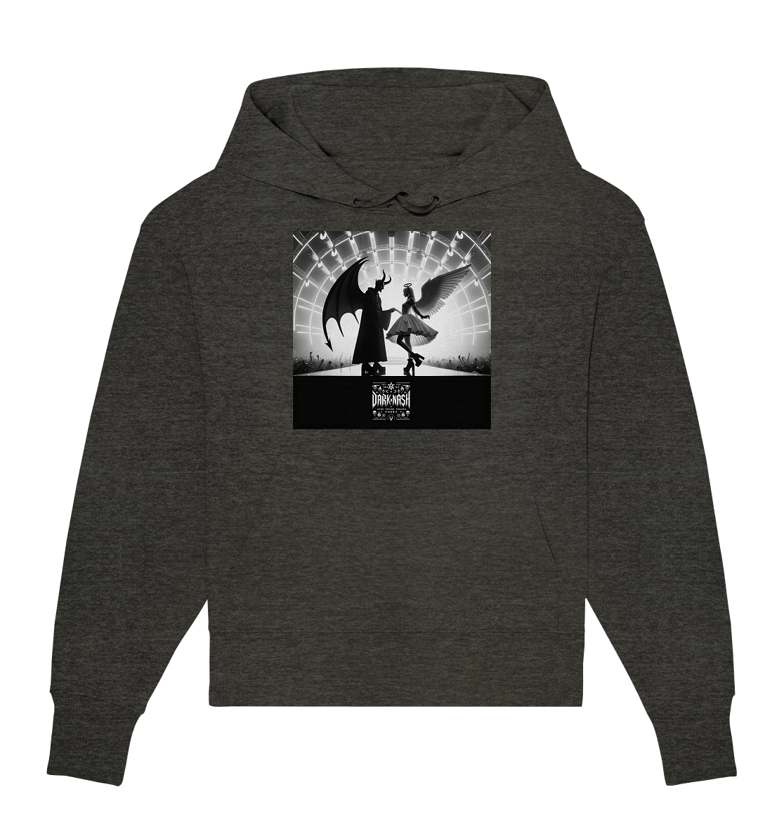 Shadowplay Rave: Zwischen Himmel und Abgrund - Organic Oversize Hoodie