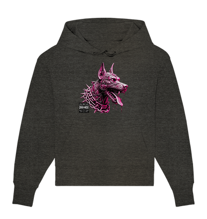 Cybernetic Canine – Acid Rave Edition - Organic Oversize Hoodie