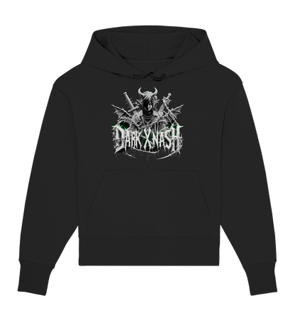 Basskraft Dämonin - Echo der Dunkelheit - Organic Oversize Hoodie
