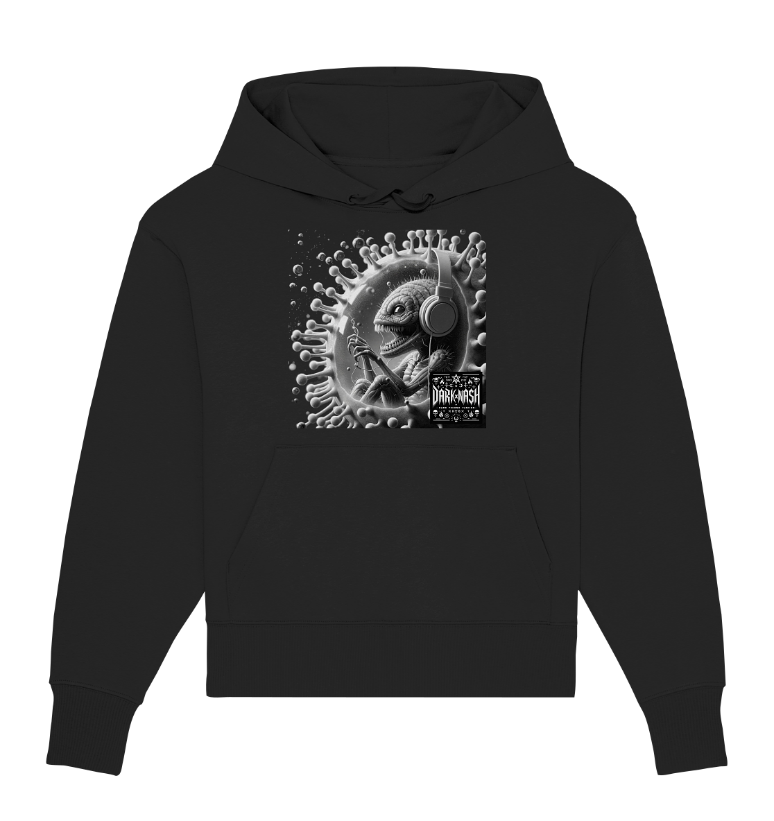 Hardtechno Rebirth  - Organic Oversize Hoodie