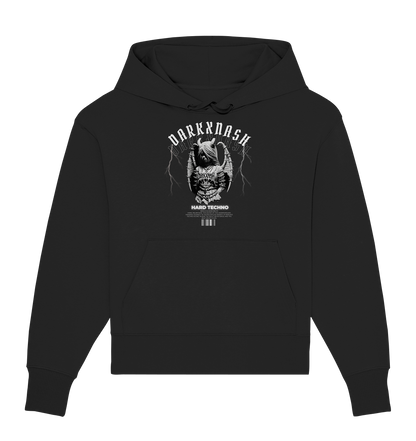 Techno Seraphim: The Angel of Underground Sounds - Organic Oversize Hoodie