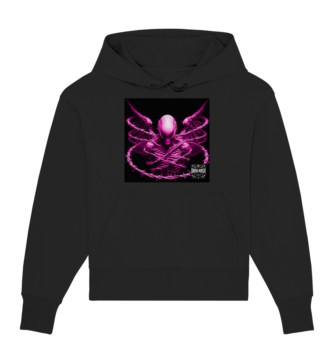 Cosmic Core Rave Essence - Organic Oversize Hoodie