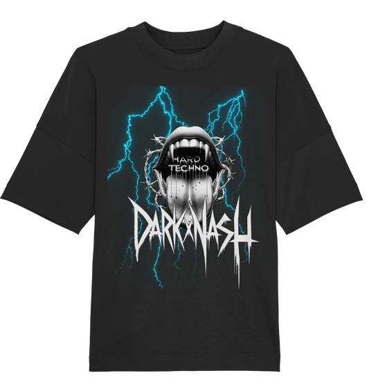 Hard Techno Flash - Organic Oversize Shirt