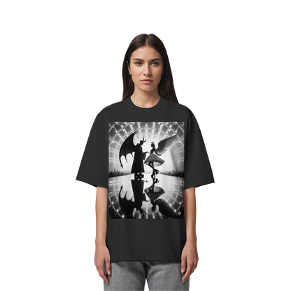 Shadowplay Rave : Entre ciel et abîme - Chemise ample biologique