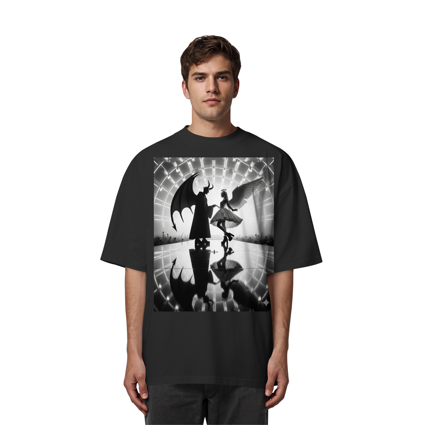 Shadowplay Rave : Entre ciel et abîme - Chemise ample biologique