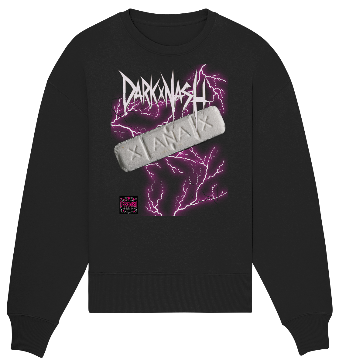 Xanax Flash  - Organic Oversize Sweatshirt