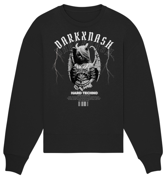 Techno Seraphim: The Angel of Underground Sounds - Organic Oversize Sweatshirt
