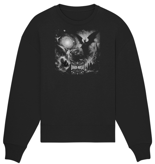 Kosmische Dualität - Organic Oversize Sweatshirt