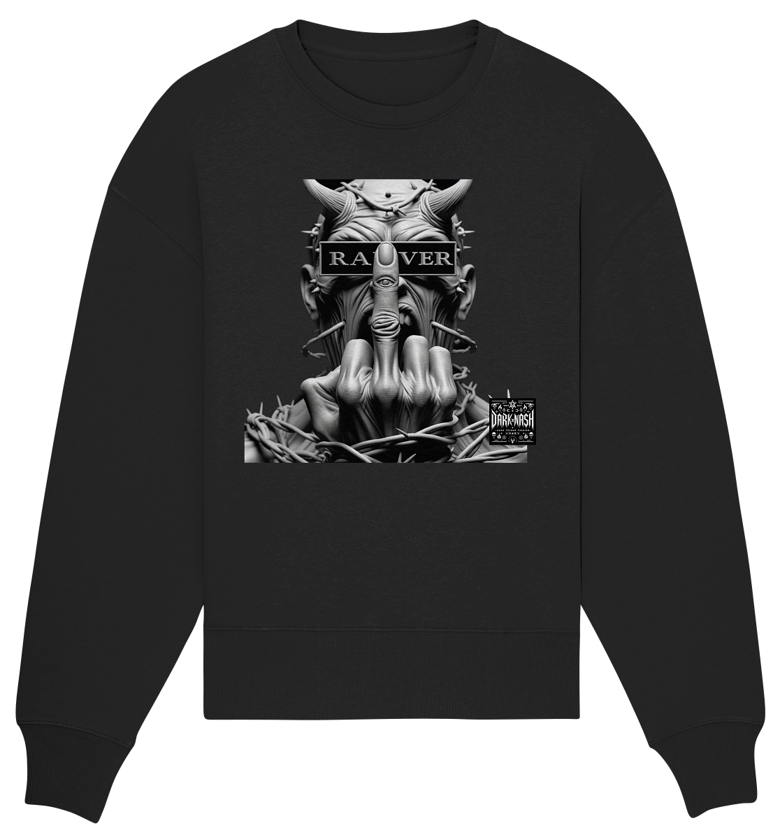 Devil Raver - Organic Oversize Sweatshirt