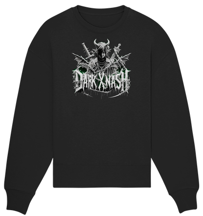 Basskraft Dämonin - Echo der Dunkelheit - Organic Oversize Sweatshirt