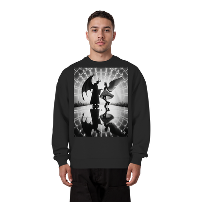 Shadowplay Rave : Entre ciel et abîme - Sweat-shirt ample biologique