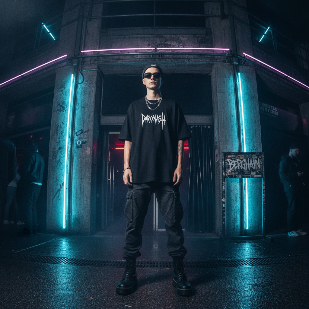 J Found in Lust - Camiseta holgada de moda urbana