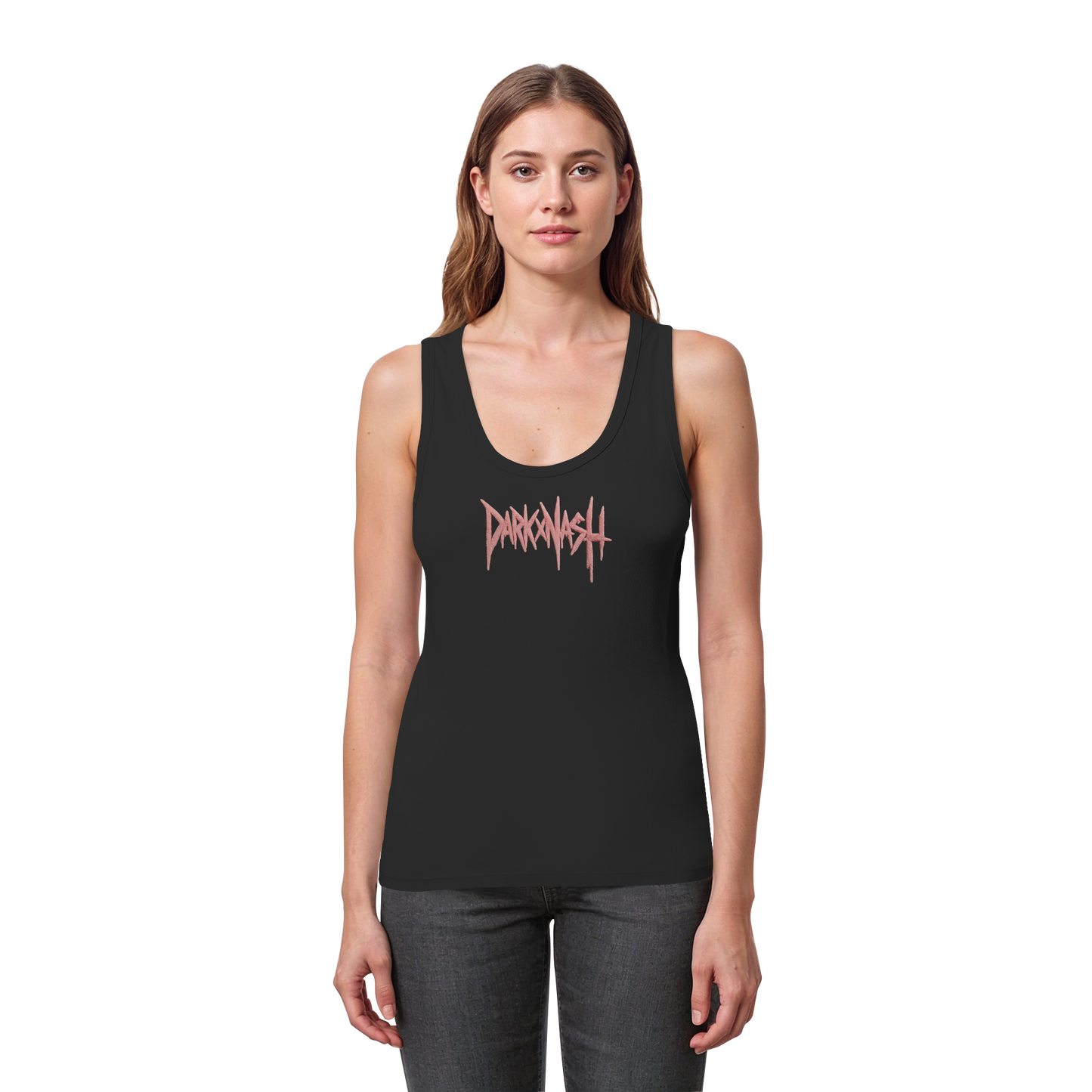 Cute Beast Mode - Womens Organic Fitted Tank Top
