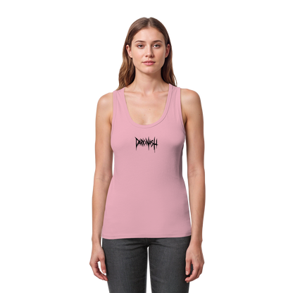 Pink Noise - Womens Organic Fitted Tank Top