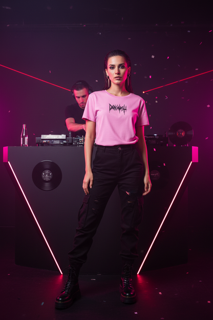 Pink Noise - Womens Organic Lightweight T-Shirt