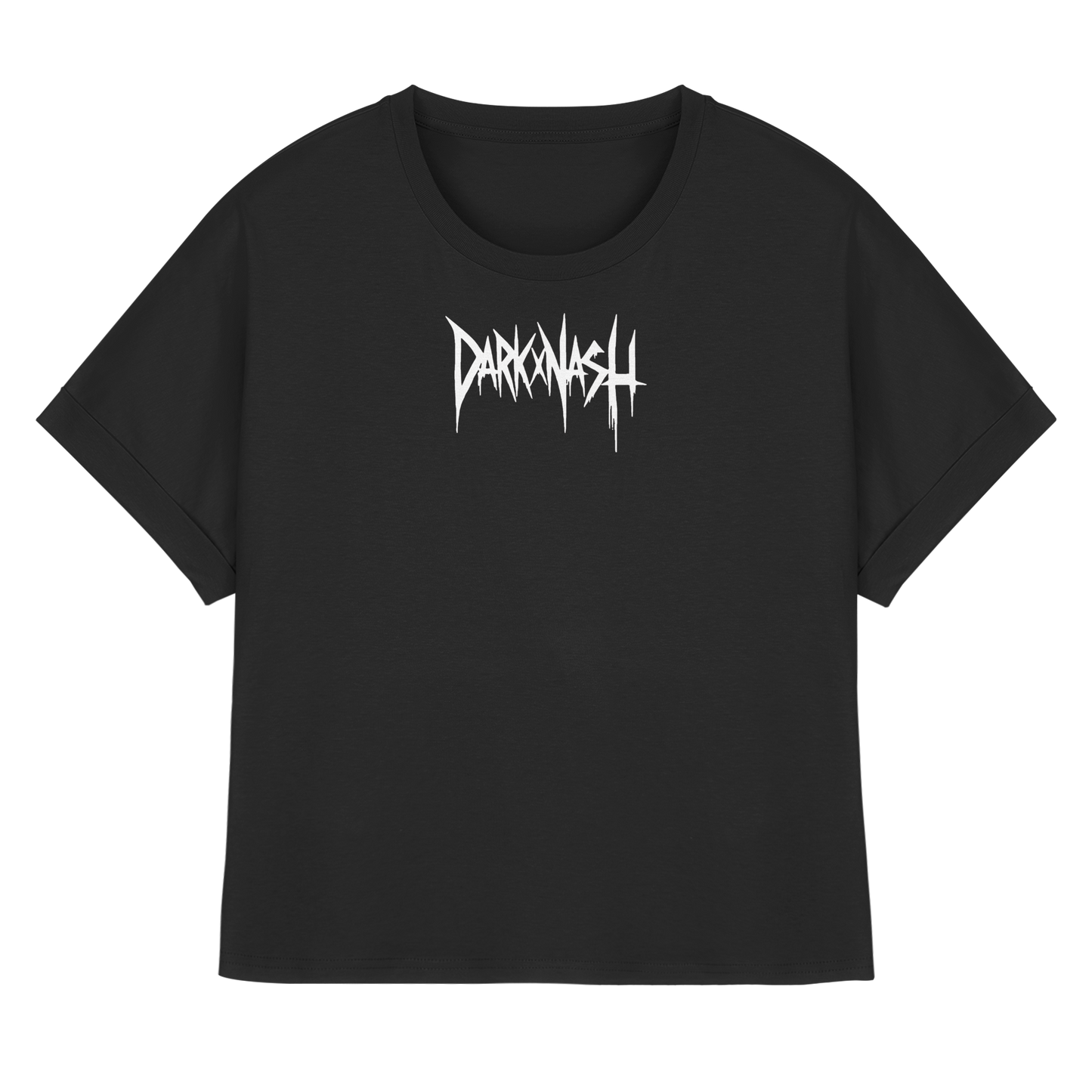 Marilyn on Acid - Dames Organisch T-shirt met Opgerolde Mouwen