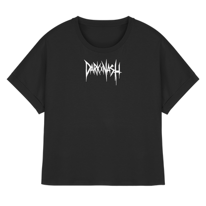 Marilyn on Acid - Dames Organisch T-shirt met Opgerolde Mouwen