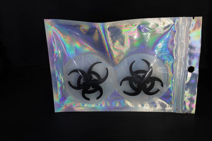 Nippel Cover Biohazard Schwarz