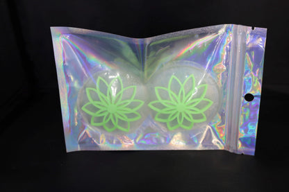 Nippel Cover Blume Schwarz