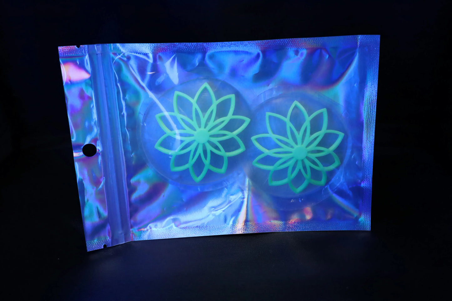 Nippel Cover Blume Schwarz