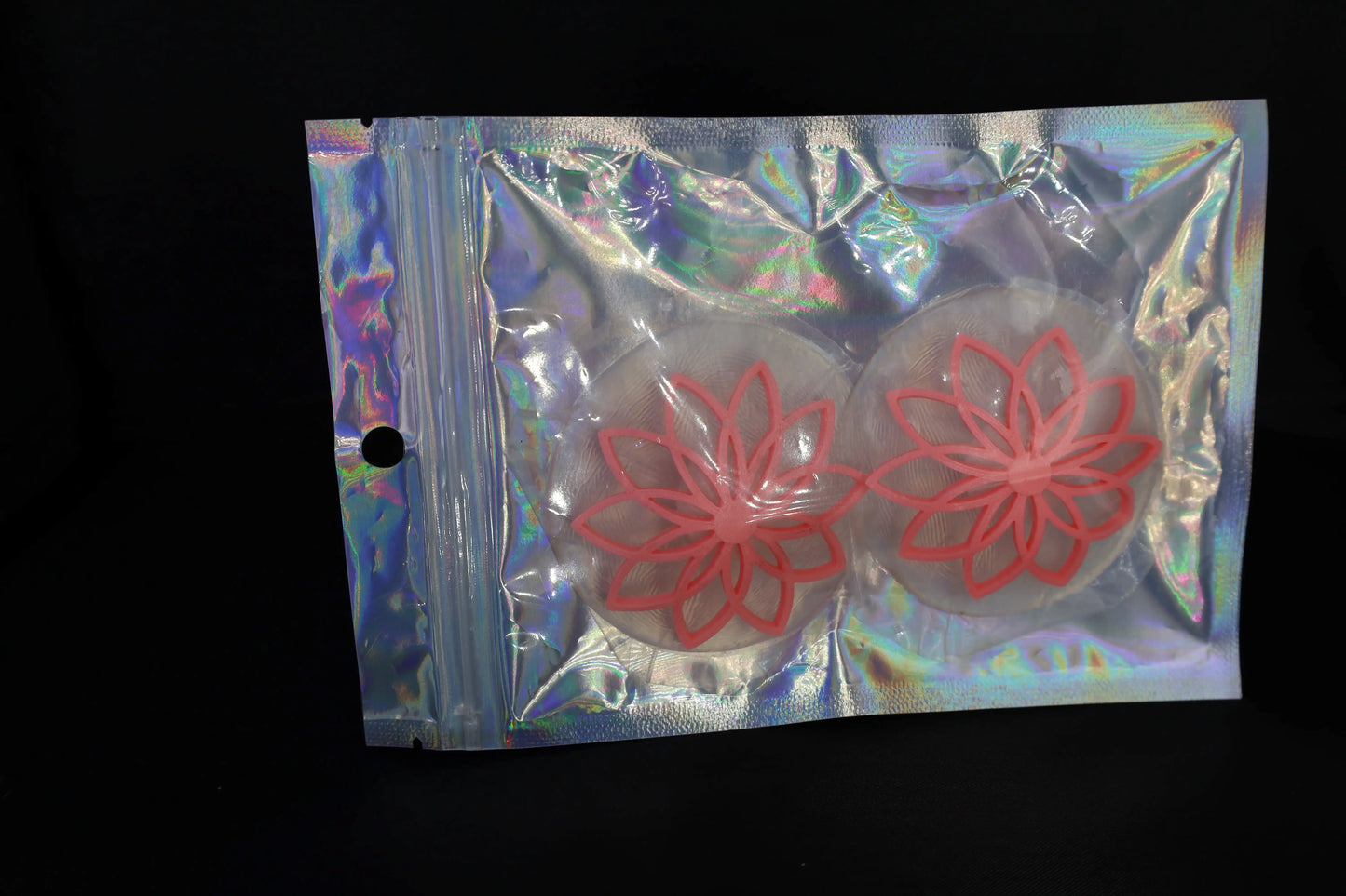 Nippel Cover Blume Neon Pink leuchtend