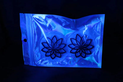 Nippel Cover Blume Schwarz