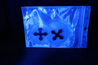 Nippel Cover Kreuz Schwarz